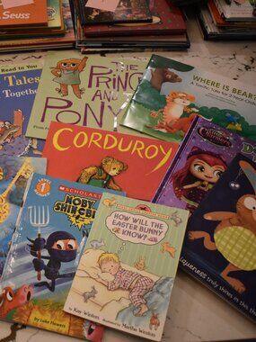 Bulk Books 13 Kids Character Books - Preschool/Daycare/Toddler/Learning/Reading
